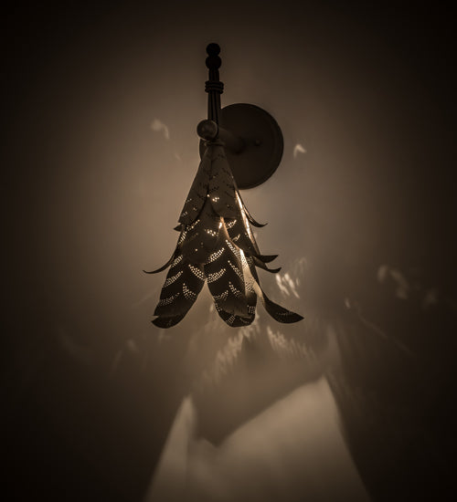 Meyda 10" Wide Tropical Palm Wall Sconce 173830