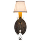 Meyda 5"W Antonia Wall Sconce- 174346