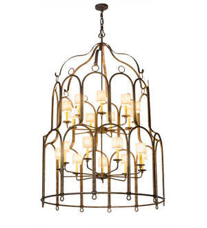 Meyda 54" Wide Grand Stair 20 Light Chandelier '174484