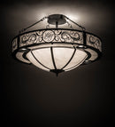 Meyda 36"W Toulouse Personalized Monogram Inverted Pendant '175031