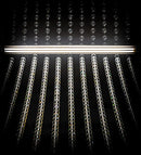 Meyda 108" Long Rainbow Ridge Chandelier- 175124