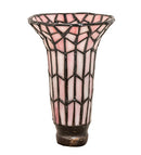 Meyda 4" Wide X 6" High Stained Glass Pond Lily Shade '17570