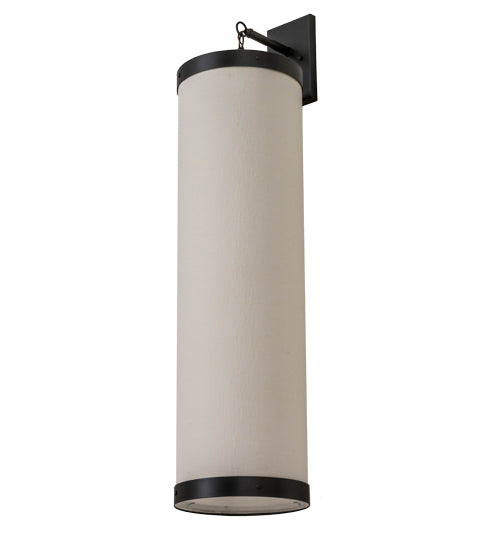 Meyda 10"W Cilindro Textrene Hanging Wall Sconce '176257
