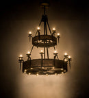 Meyda 62" Wide Costello 18 Light Two Tier Chandel-Air '176953
