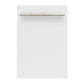 18 in. Compact Stainless Steel Top Control Dishwasher with Stainless Steel Tub and Modern Style Handle 40dBa