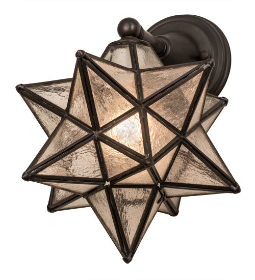 Meyda 10"W Moravian Star Wall Sconce '180419