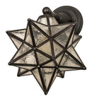 Meyda 10"W Moravian Star Wall Sconce '180419