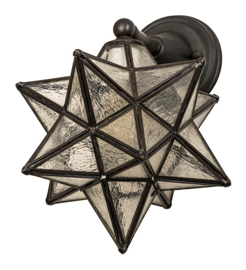 Meyda 10"W Moravian Star Wall Sconce '180419