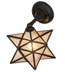 Meyda 10"W Moravian Star Wall Sconce '180419