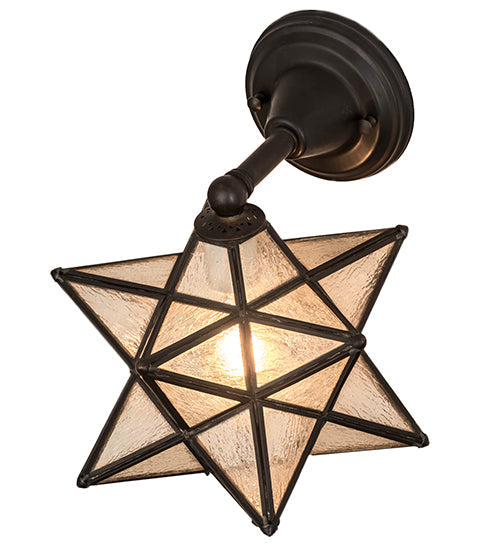 Meyda 10"W Moravian Star Wall Sconce '180419