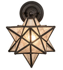 Meyda 10"W Moravian Star Wall Sconce '180419