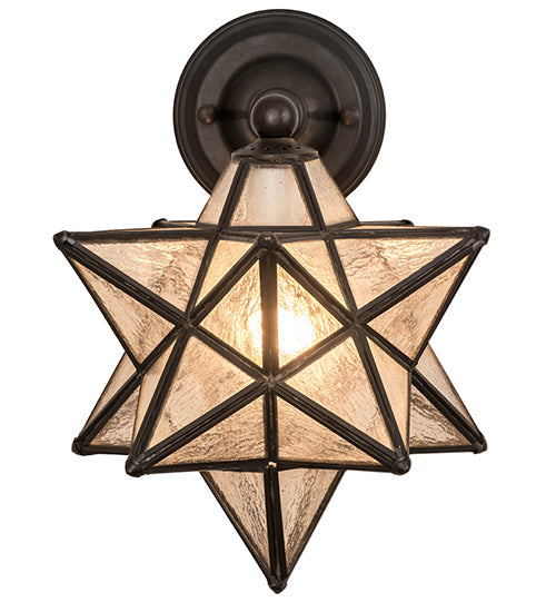 Meyda 10"W Moravian Star Wall Sconce '180419