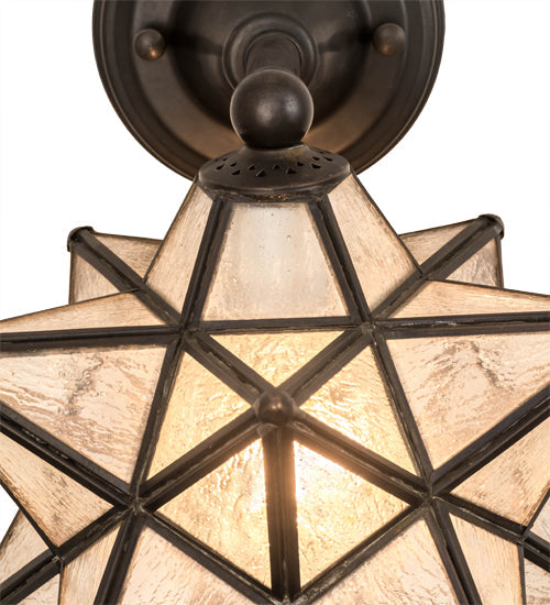 Meyda 10"W Moravian Star Wall Sconce '180419