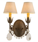 Meyda 12" Wide Antonia 2 Light Wall Sconce- 180854