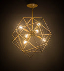 Meyda 19" Wide Conundrum Pendant '181092