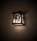 Meyda 12" Wide Scotch Pine Wall Sconce '181546