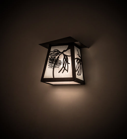 Meyda 12" Wide Scotch Pine Wall Sconce '181546