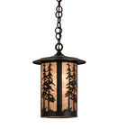 Meyda 10"W Fulton Great Pines Pendant