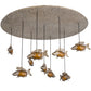 Meyda 56"w Tiervis 9 Lt Cascading Pendant- 182290