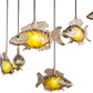 Meyda 56"w Tiervis 9 Lt Cascading Pendant- 182290