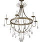 Meyda 42"W Azaleia 6 LT Chandelier- 182546