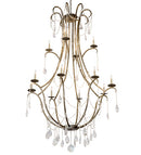 Meyda 54"W Kaitlynn 12 LT Two Tier Chandelier- 182547