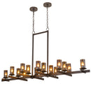 Meyda 72" Long Dante 16 LT Oblong Chandelier '183455