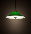 Meyda 18"W Bailey Banker's Pendant '183553