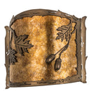 Meyda 12"W Oak Leaf & Acorn Wall Sconce '184030