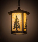 Meyda 14"W Fulton Tall Pines Pendant '184304