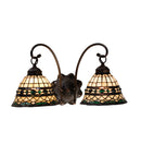 Meyda 18"W Tiffany Roman 2 LT Wall Sconce '18530