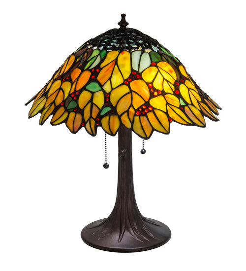 Meyda 18"H Follaje Table Lamp - 185544