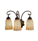 Meyda 18"W Terra Bone 3 LT Vanity Light '18647