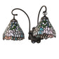 Meyda 17"W Wisteria 2 LT Wall Sconce '18722