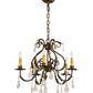 Meyda 24"W Chantilly 5 LT Chandelier- 187262