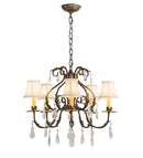 Meyda  25"W Chantilly 5 LT Chandelier- 187283