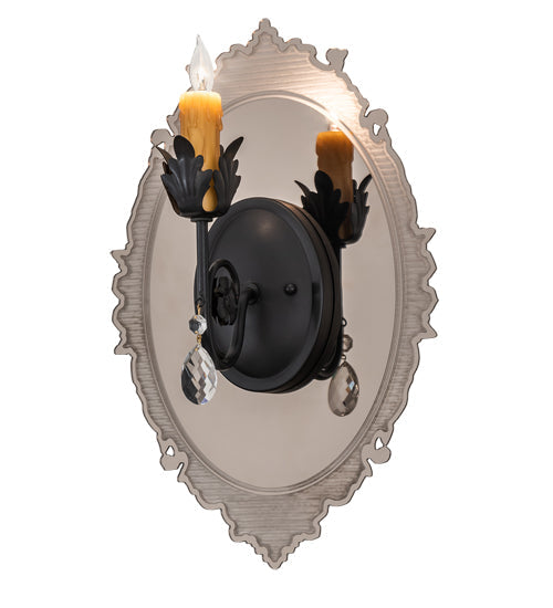 Meyda 13" Wide Antonia Mirror Wall Sconce- 188190