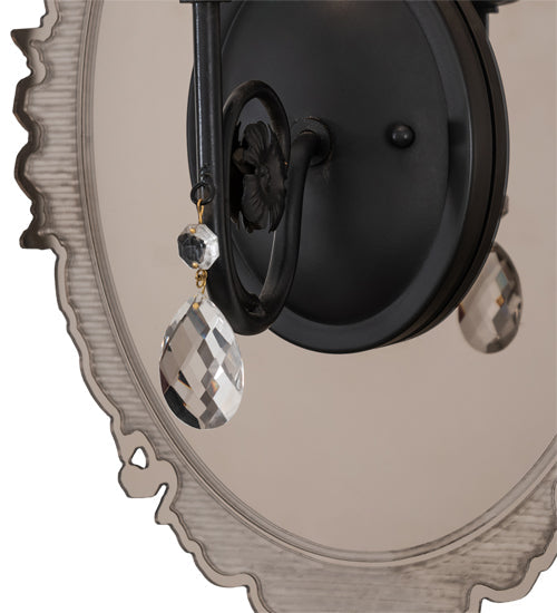 Meyda 13" Wide Antonia Mirror Wall Sconce- 188190