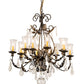 Meyda 36"W French Elegance 12 LT Chandelier- 188392