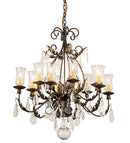 Meyda 36"W French Elegance 12 LT Chandelier- 188392