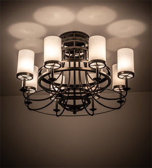 Meyda 46" Wide Saxony 8 Light Chandelier 189538
