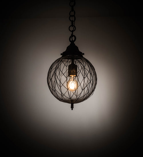 Meyda 10" Wide Bola Diamant Pendant 189566