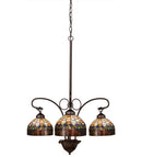 Meyda 24"W Tiffany Candice 3 LT Chandelier 19037