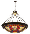 Meyda 45" Wide Fleur-de-lis Inverted Pendant 190767