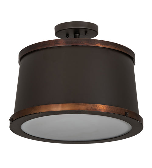 Meyda 18" Wide Cilindro Reel Semi-Flushmount- 190873