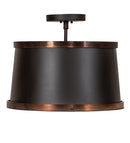 Meyda 18" Wide Cilindro Reel Semi-Flushmount- 190873