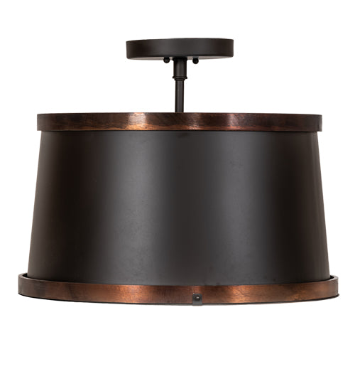 Meyda 18" Wide Cilindro Reel Semi-Flushmount- 190873