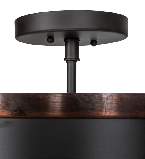 Meyda 18" Wide Cilindro Reel Semi-Flushmount- 190873