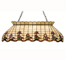 Meyda 40" Long Roseborder Oblong Pendant 19136