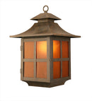 Meyda 11"W Pagoda Wall Sconce 192010